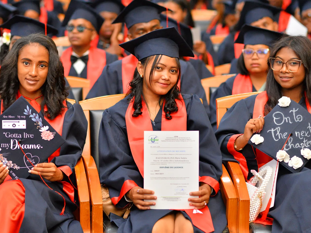Remise de diplôme à l’UPRIM